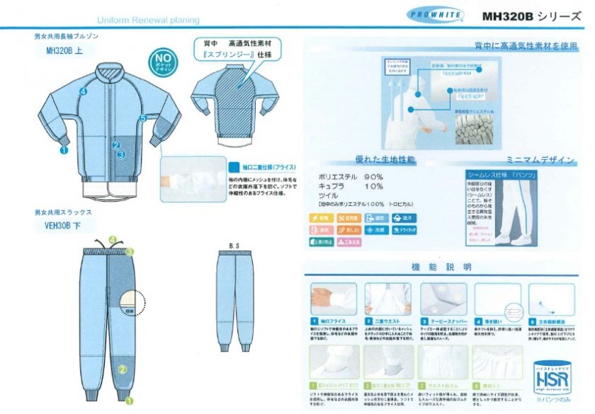 作業服が変わりました | 味日本株式会社